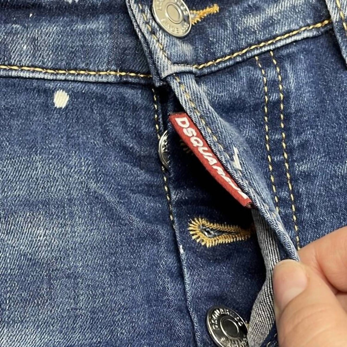 Juniors Skater Paint Splatter Jeans