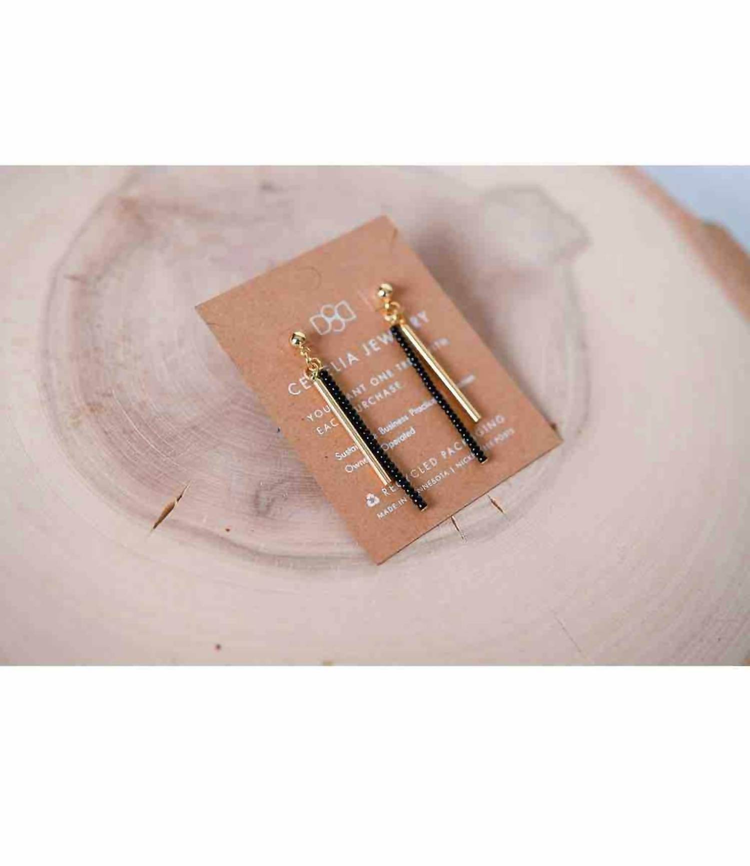 Cecelia Designs - Women's Moonbeam Seed Bead Drop Earring - Rack Hunt -