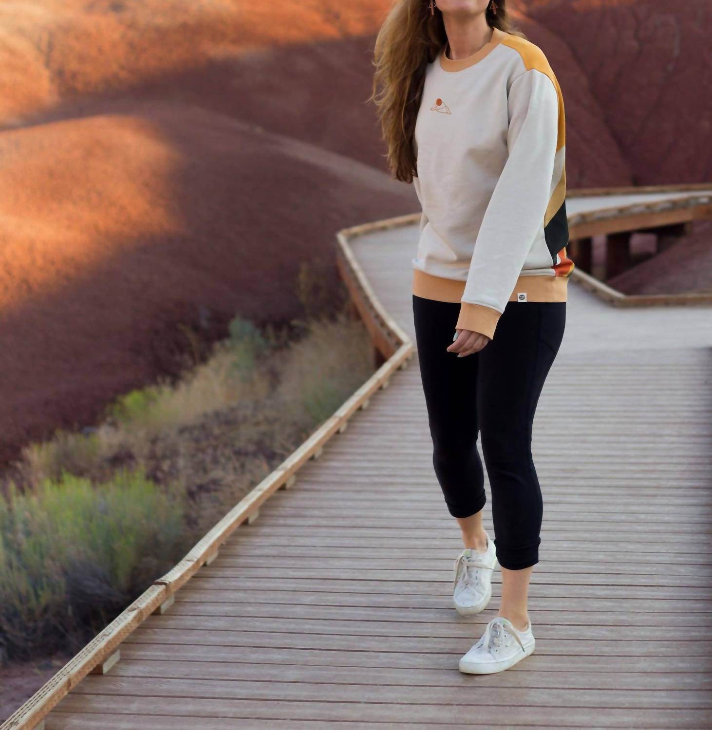 Happy Earth - Painted Hills Pullover Sweatshirt - Rack Hunt -