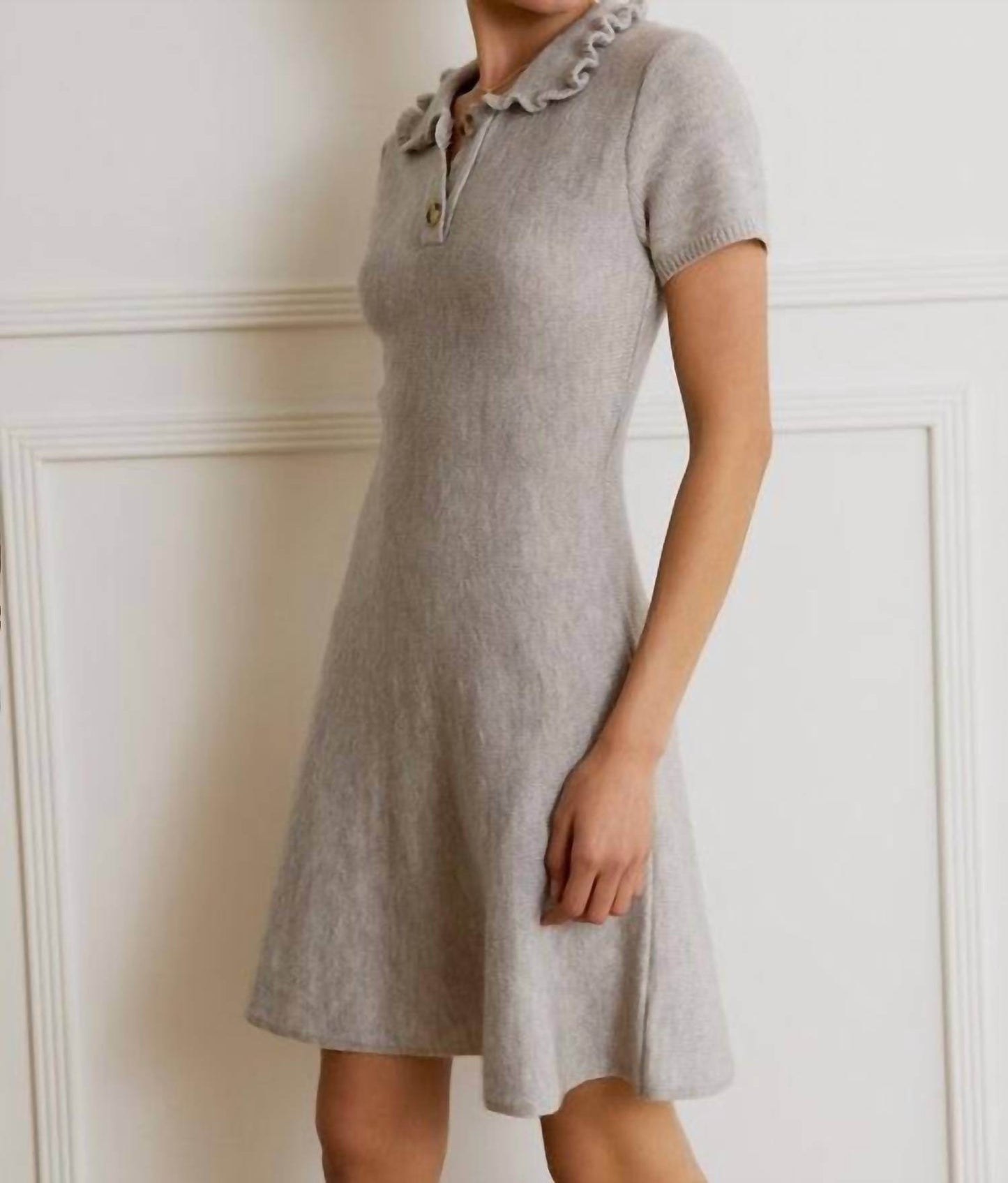 Sunday Edition - Ruffle Polo Mini Dress - Rack Hunt -