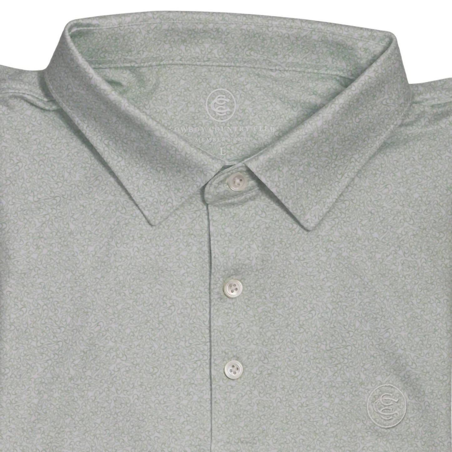 Men's Cowboy Hat Polo Shirt