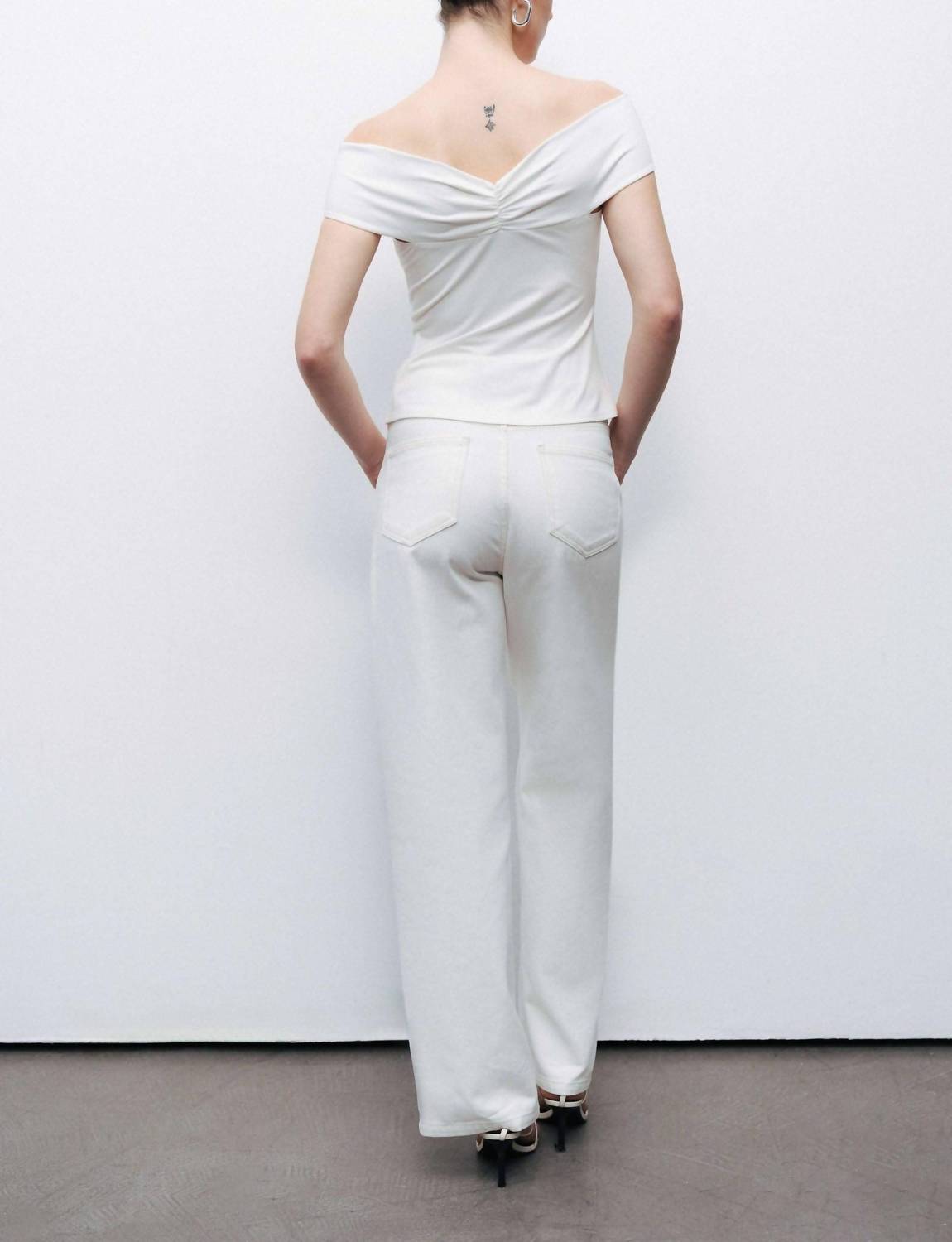 Linea Twist Off-shoulder Blouse