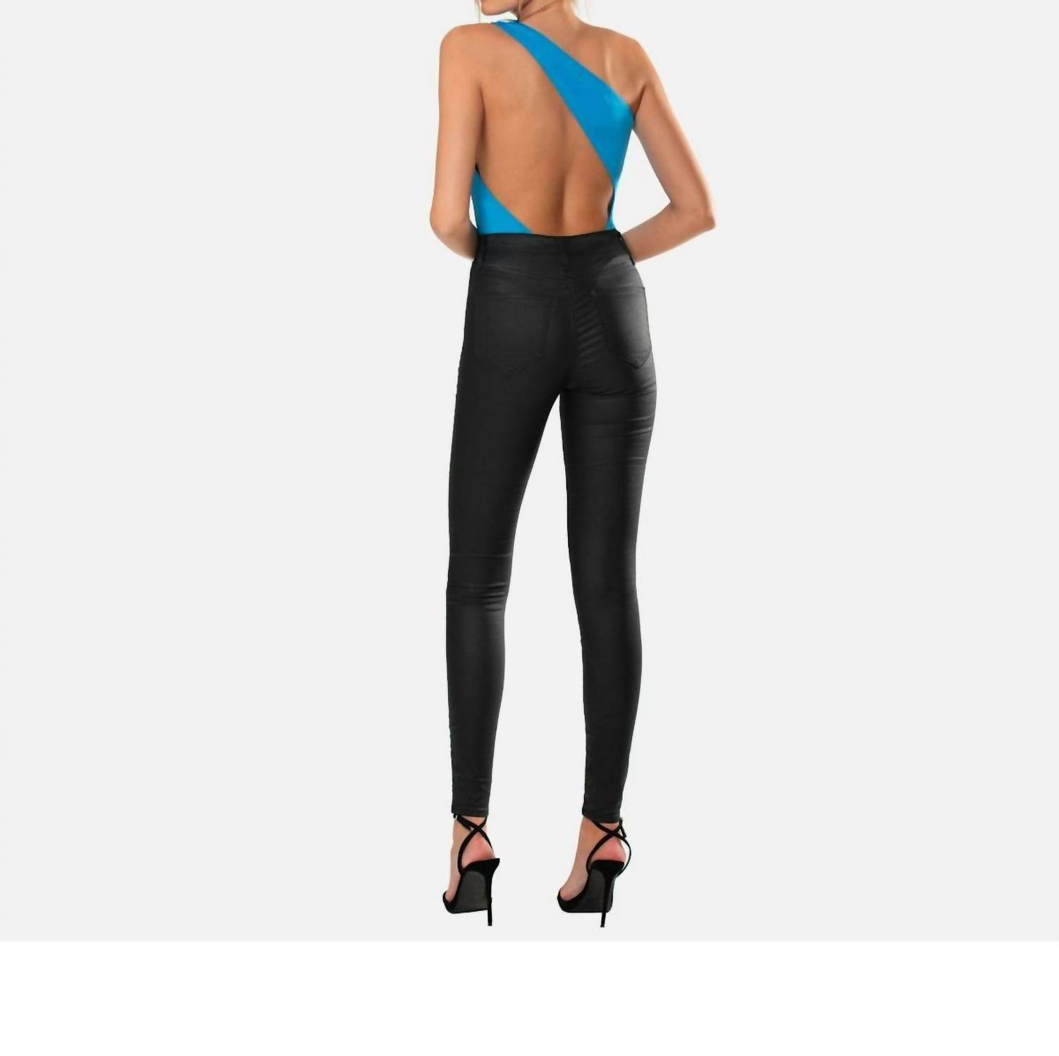 OW Collection - Ezra Asymmetrical Bodysuit Back Cut Out - Rack Hunt