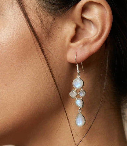Women's Gemstone Dangle Earrings