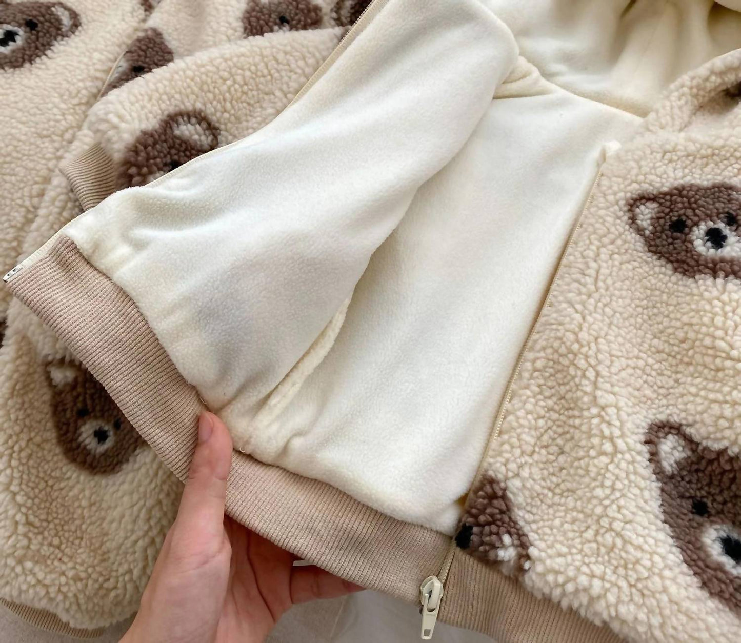 Kid's Bear Plush Coat