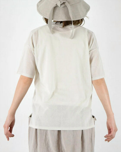 Cotton Half Sleeve Pullover