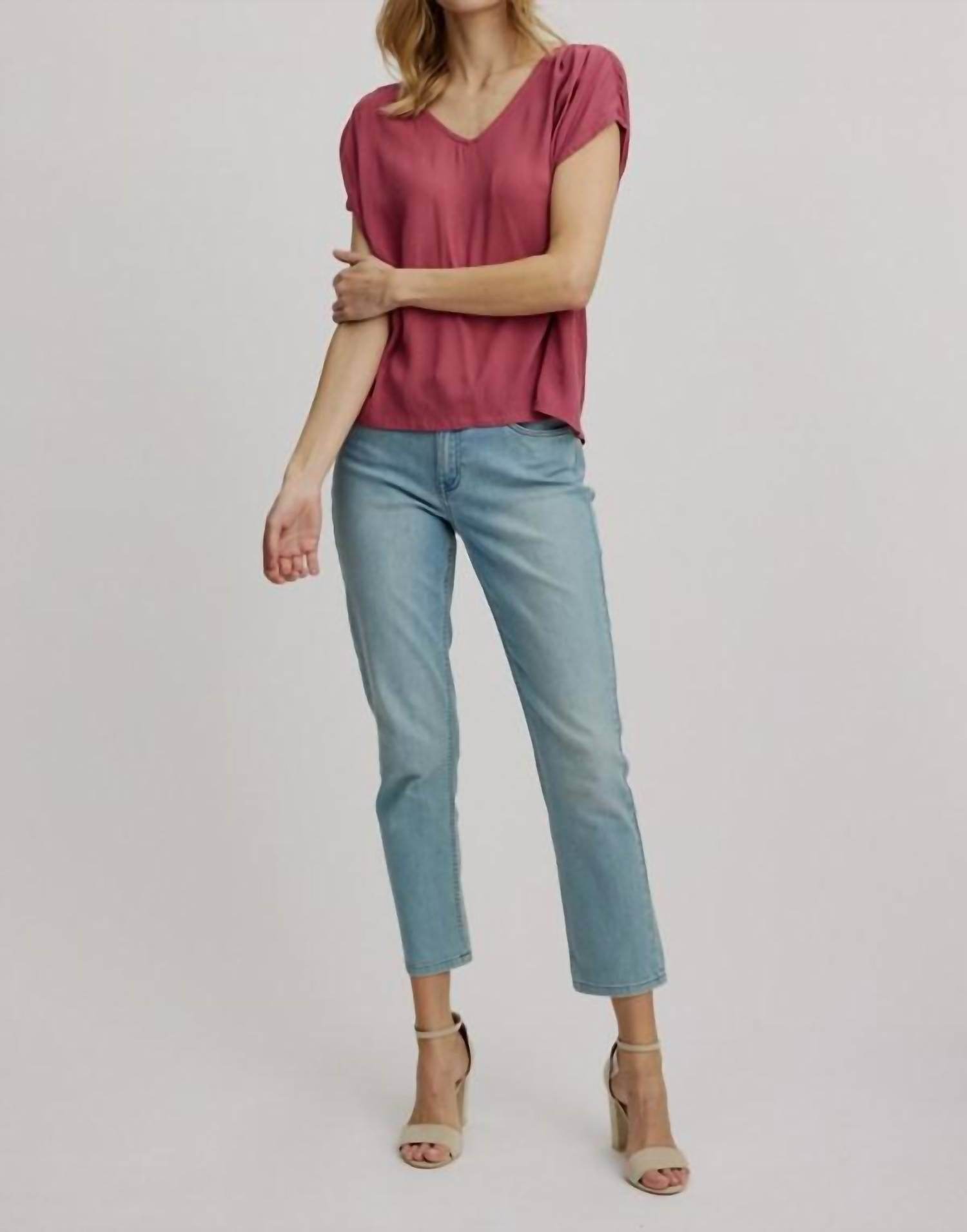 Tranquillo - Breezy V-neck Shirt - Rack Hunt -