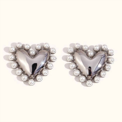 Women's Amelia Heart Earrings