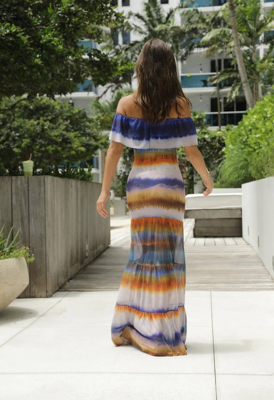 Positano Mesh Maxi Dress
