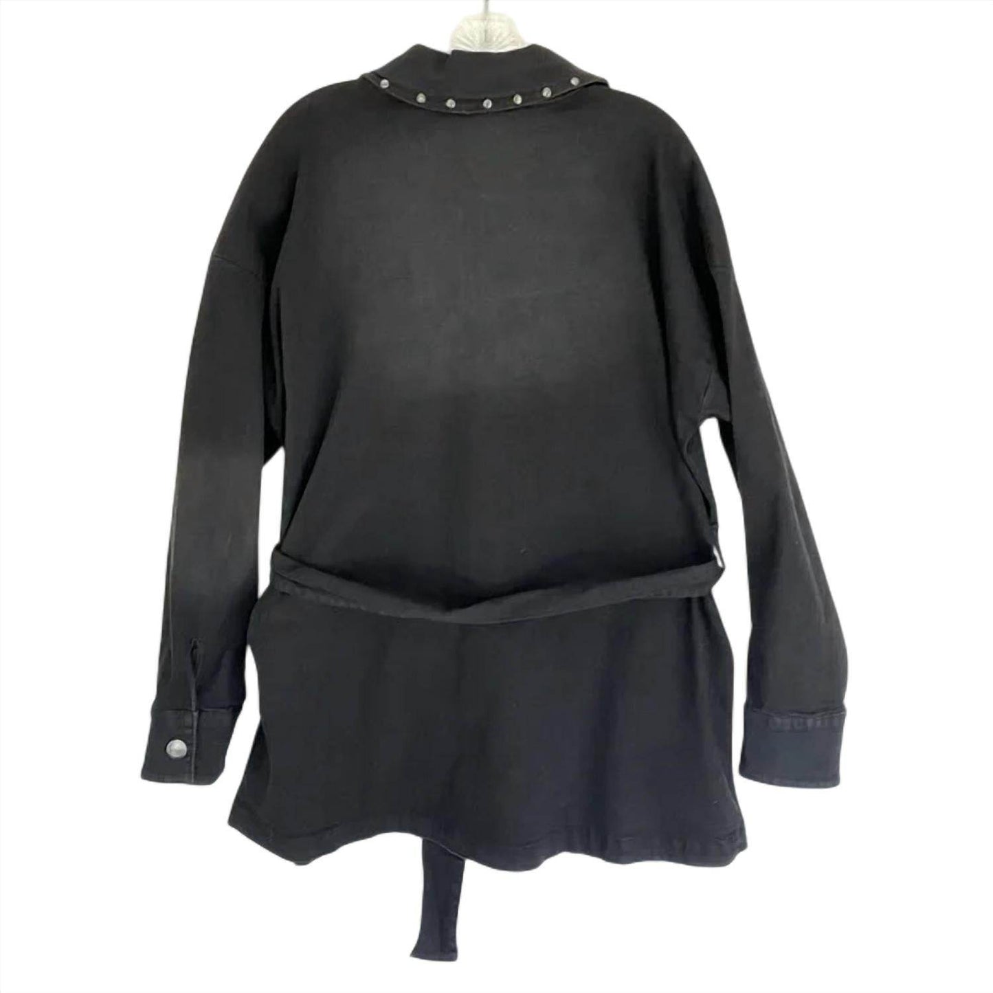 G by Giuliana - EcoChic Denim studded Jacket - Rack Hunt -