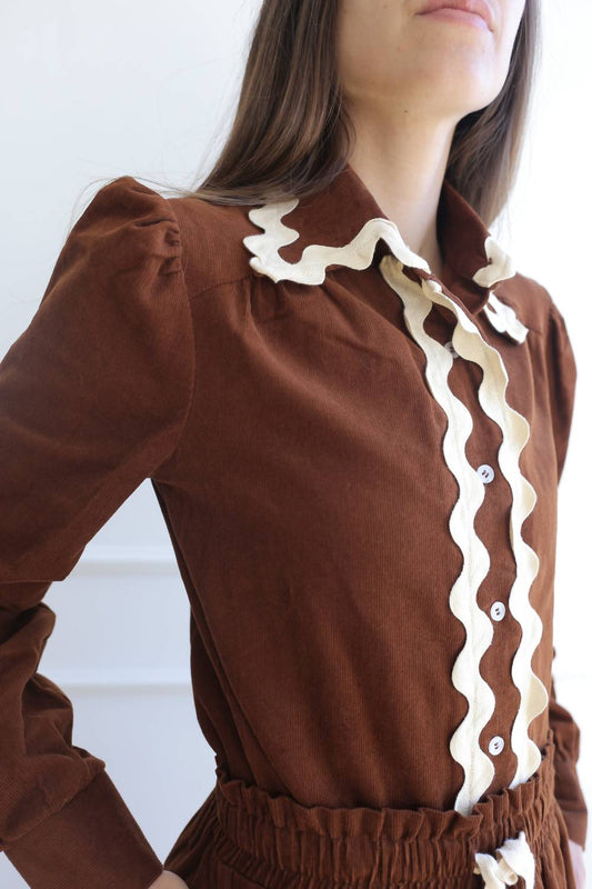 Tanya Baby Cord Top