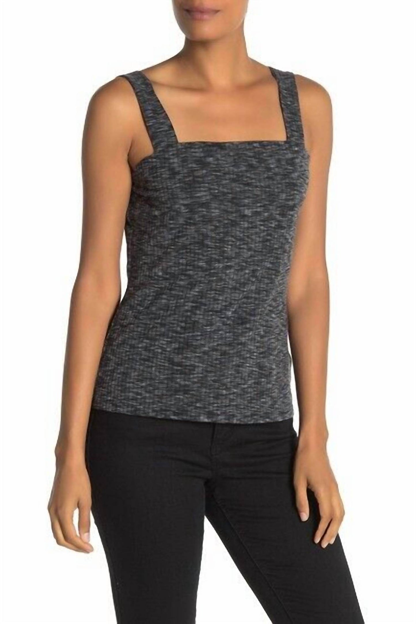Bobeau - Ribbed Marl Tank Top - Rack Hunt -