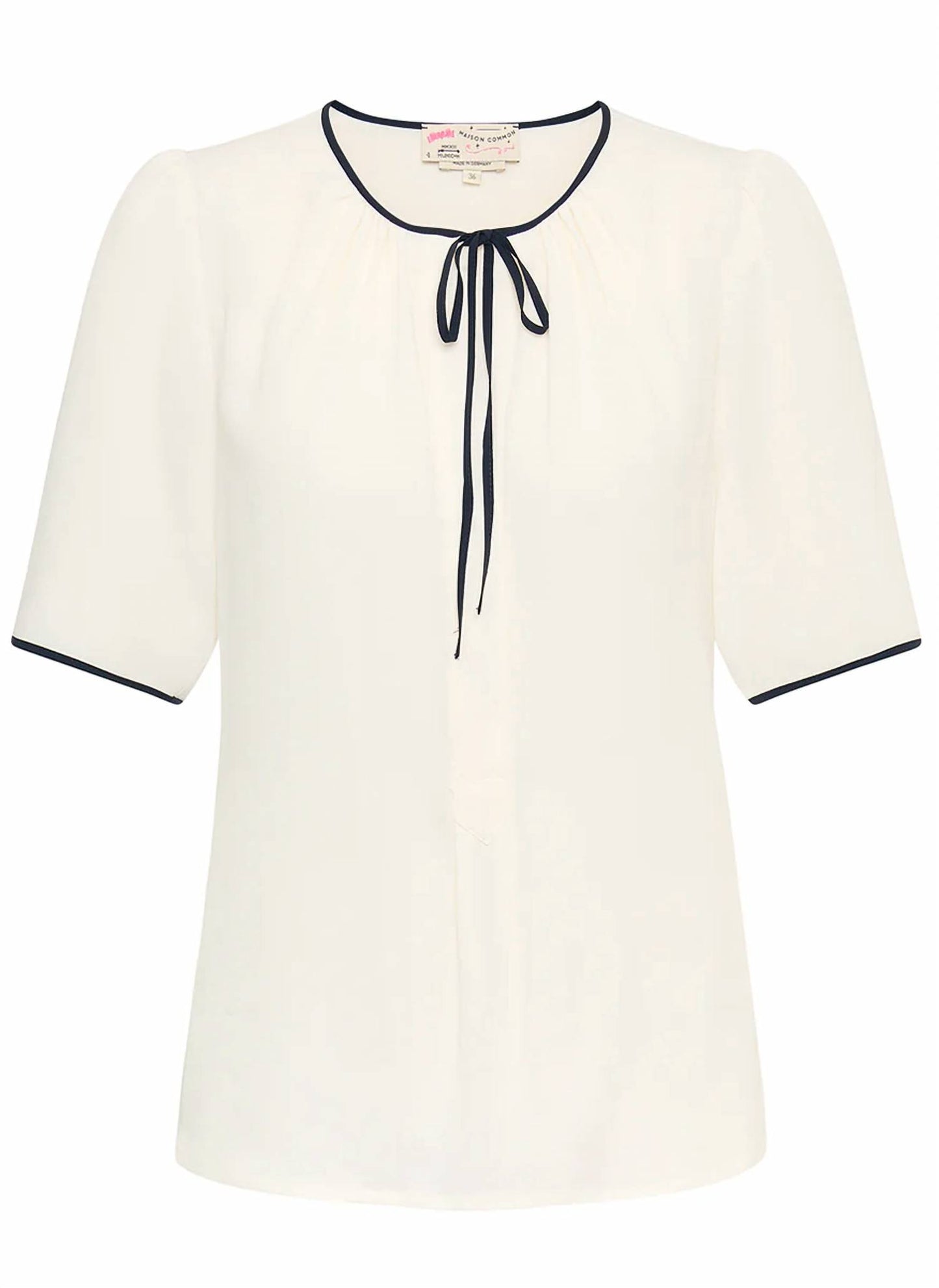 Women's Tie-front Short-sleeve Blouse