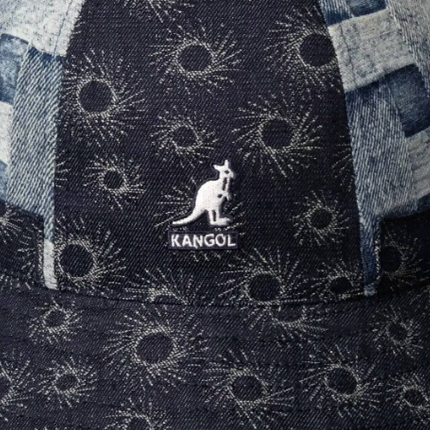 Women's Patchwork Denim Mash Up Casual Bucket Hat