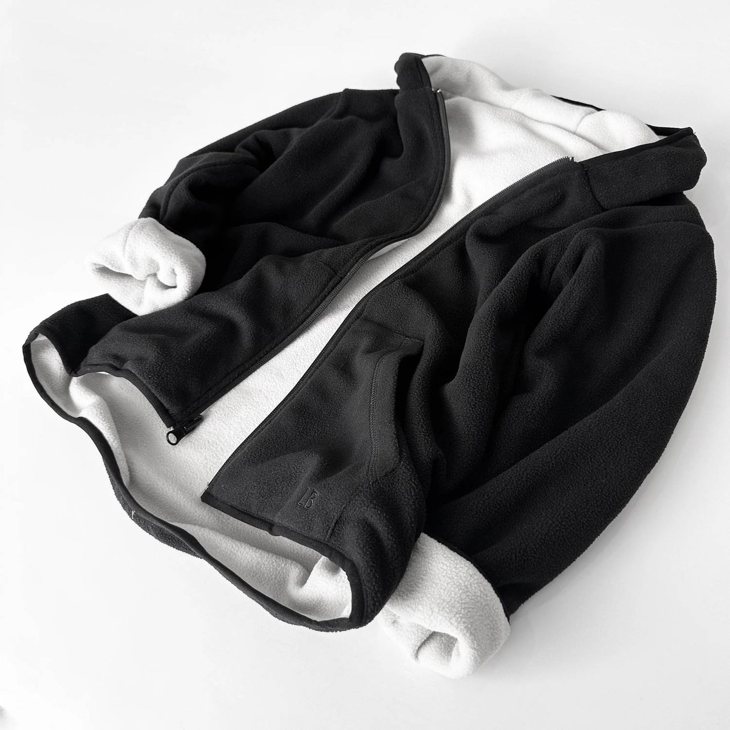 Boys Reversible Fleece Zip Hoodie