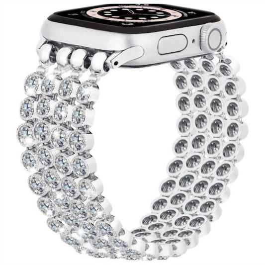 Shop Trends Now - Women's Rhinestone Beaded Apple Watch Band - Rack Hunt -