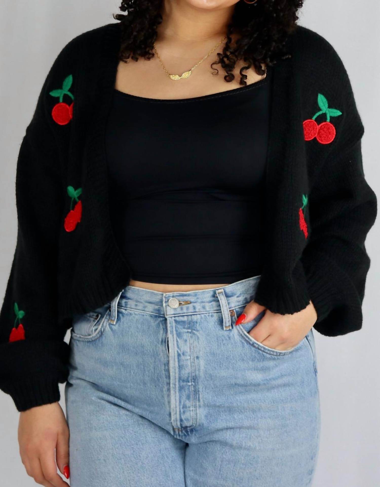 Fashion Week - Cherry Bomb Cardigan - Rack Hunt -
