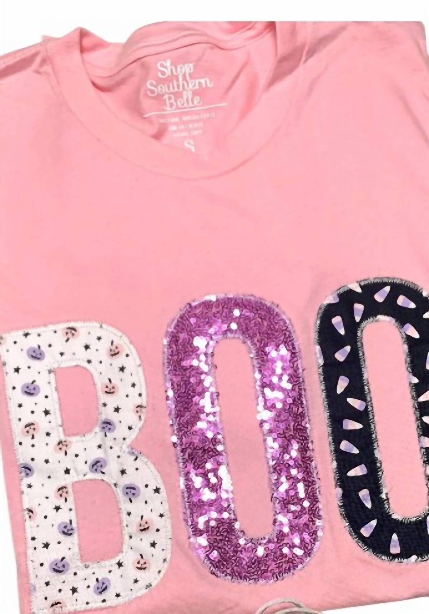 Women's Halloween Boo Short Sleeve Tee