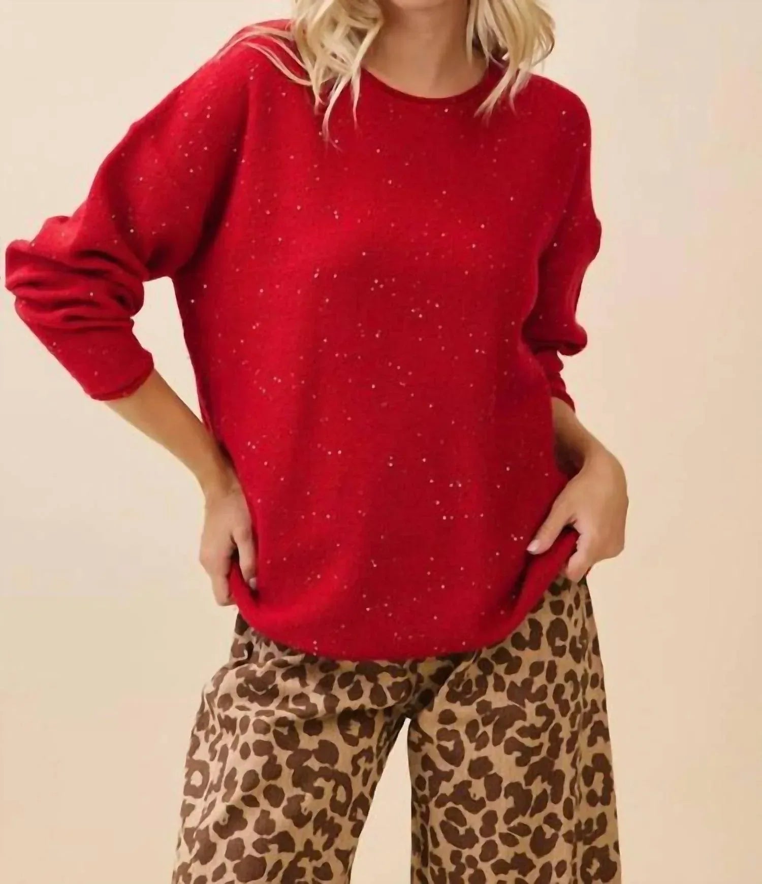 GeeGee X Lovelo - Ruby Glow Sweater - Rack Hunt