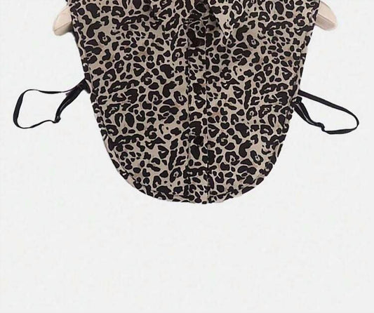Summer Tees Women's The Modern Collar Dickie in Animal