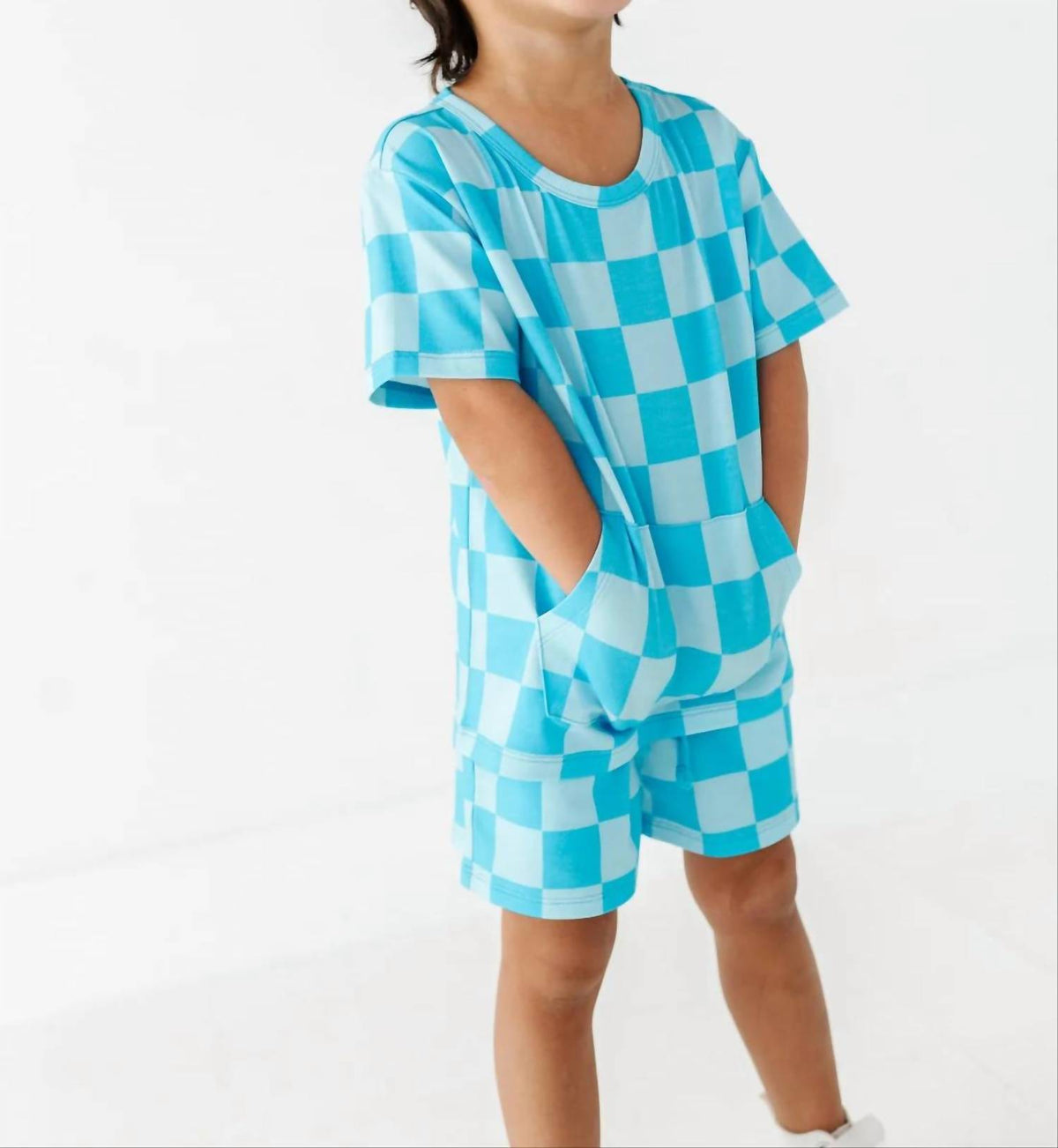 Boy's Checker Pocket Tee Set