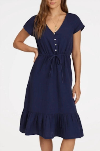 Riley Short Sleeve Cotton Dress