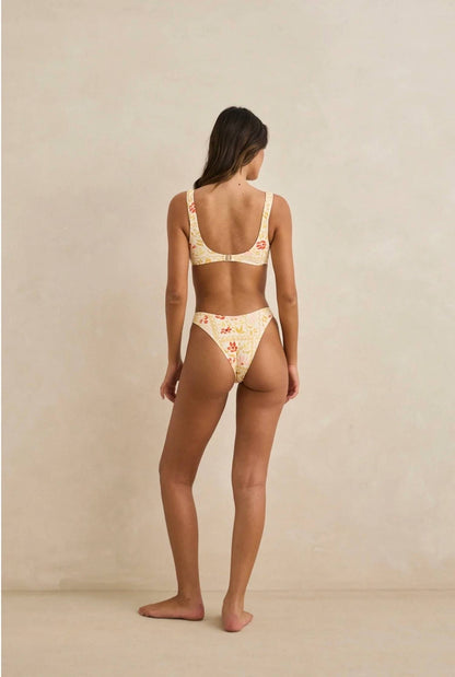 Wildflower Textured Bikini Bottom