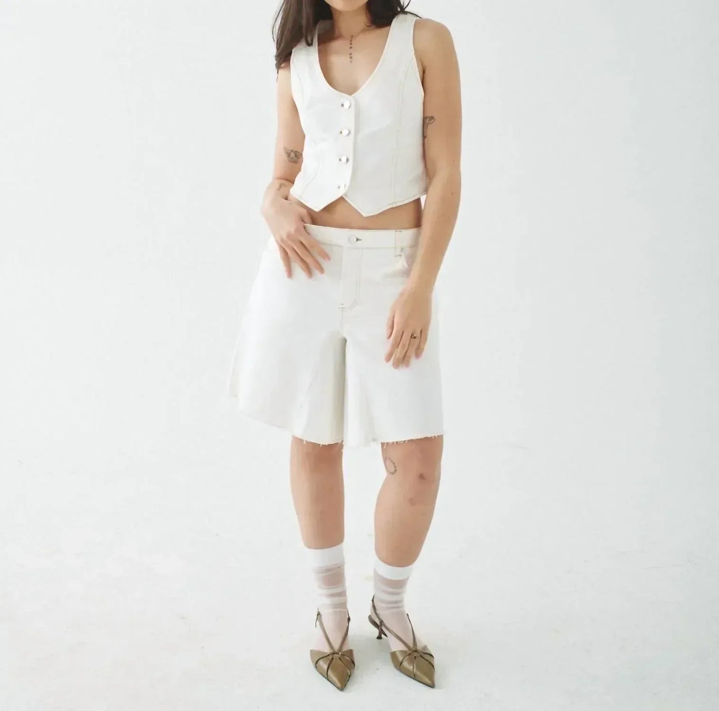 T.W.I.N. That’s What I Need - Twill Bermuda Shorts - Rack Hunt