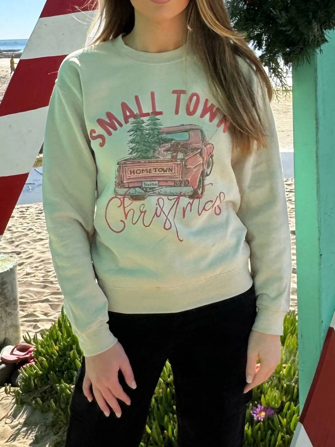 Small Town Christmas Graphic Sweatshirt