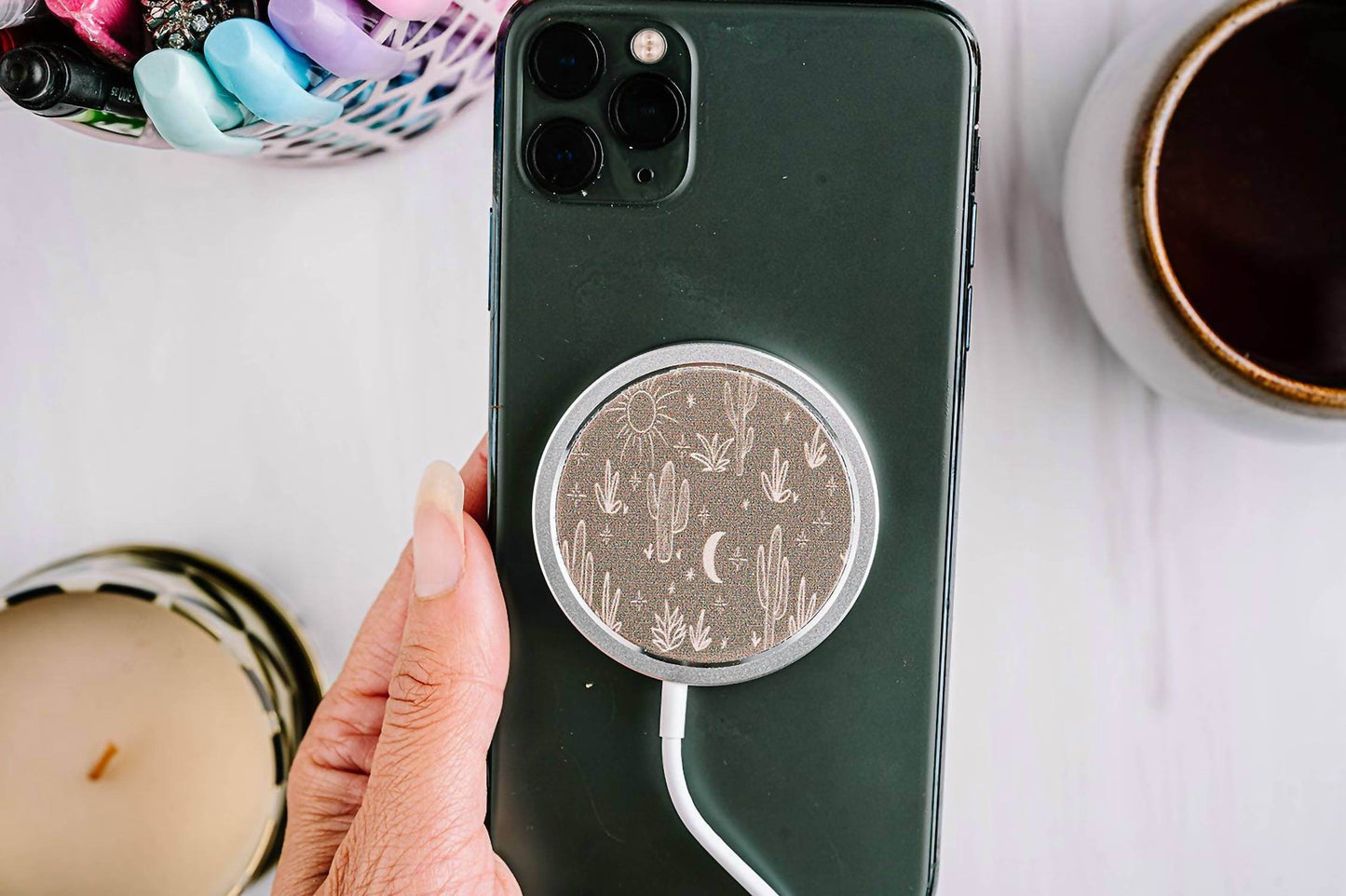 The Care Collective - Magnetic Cactus Charger - Rack Hunt