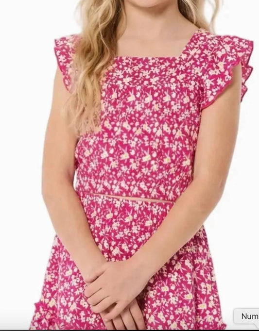 Girl's 2-Piece Tank & Skirt Set