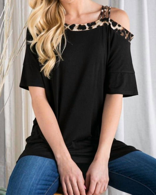 Cold Shoulder Tee Top
