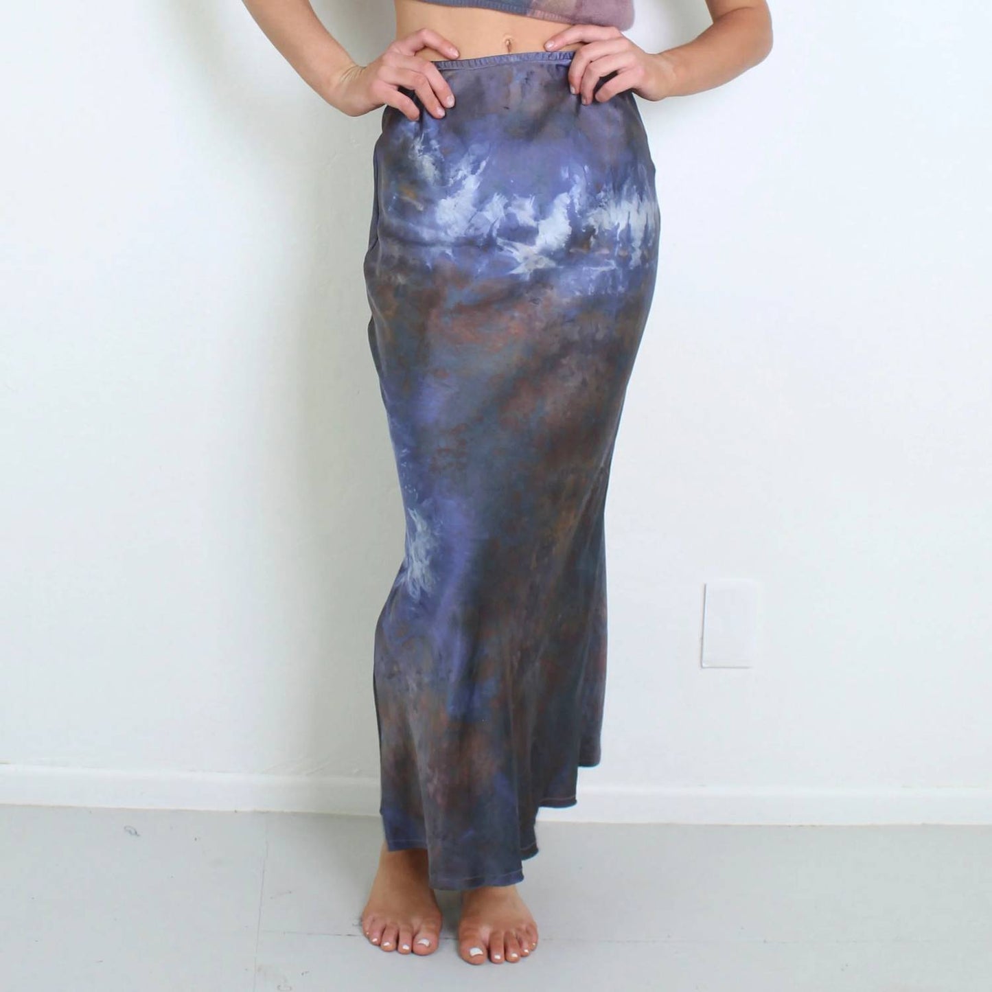 Silk Siren Bias Maxi Skirt