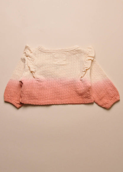 Girl's Dipdye Baby Sweater