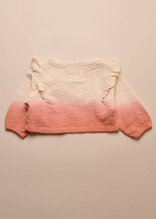 Girl's Dipdye Baby Sweater