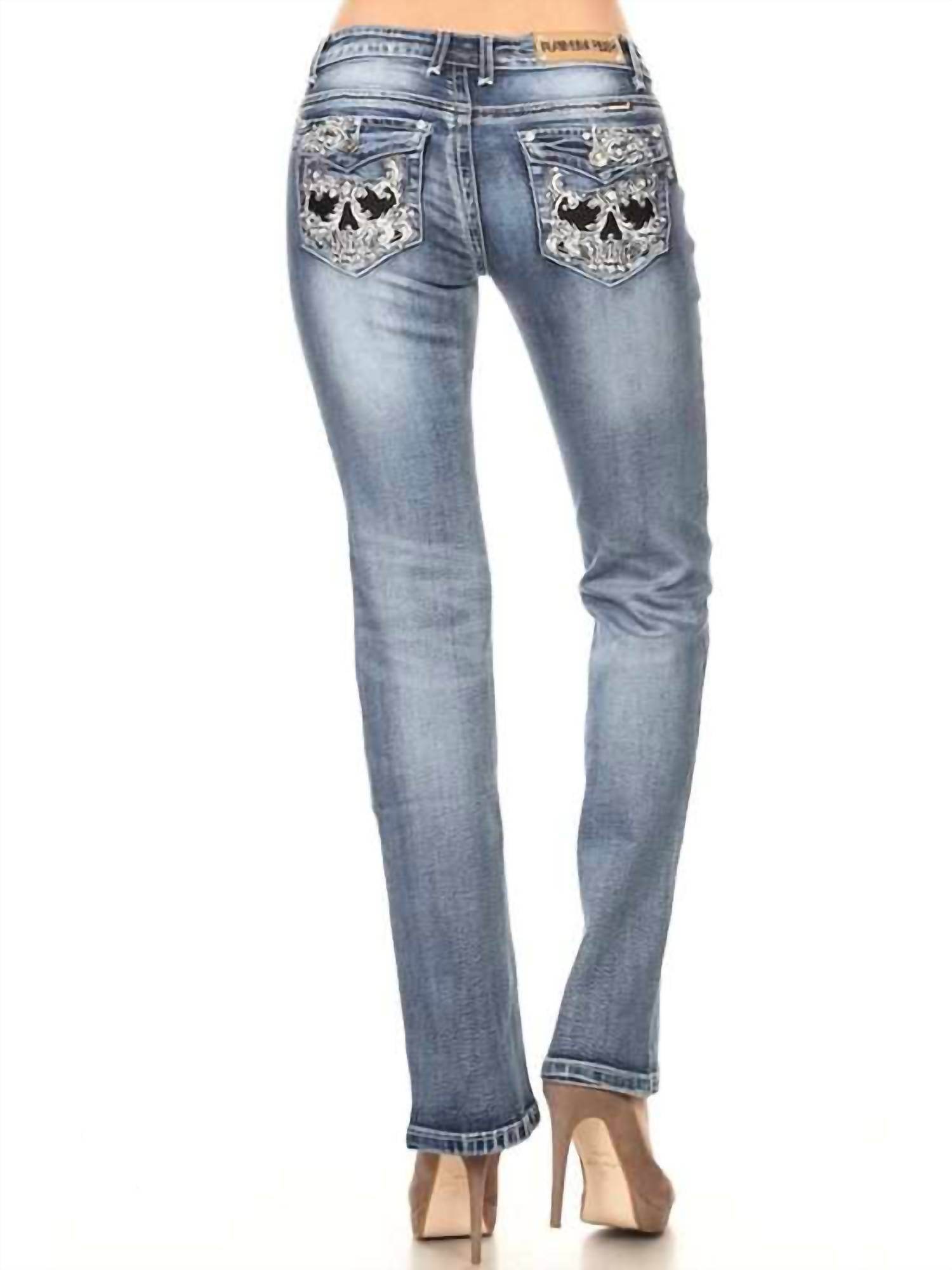 Bus Stop - Cheeky Skulls Jeans - Rack Hunt -