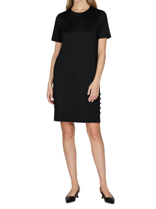 Mi Jong Lee - Matte Jersey Shift Dress - Rack Hunt -