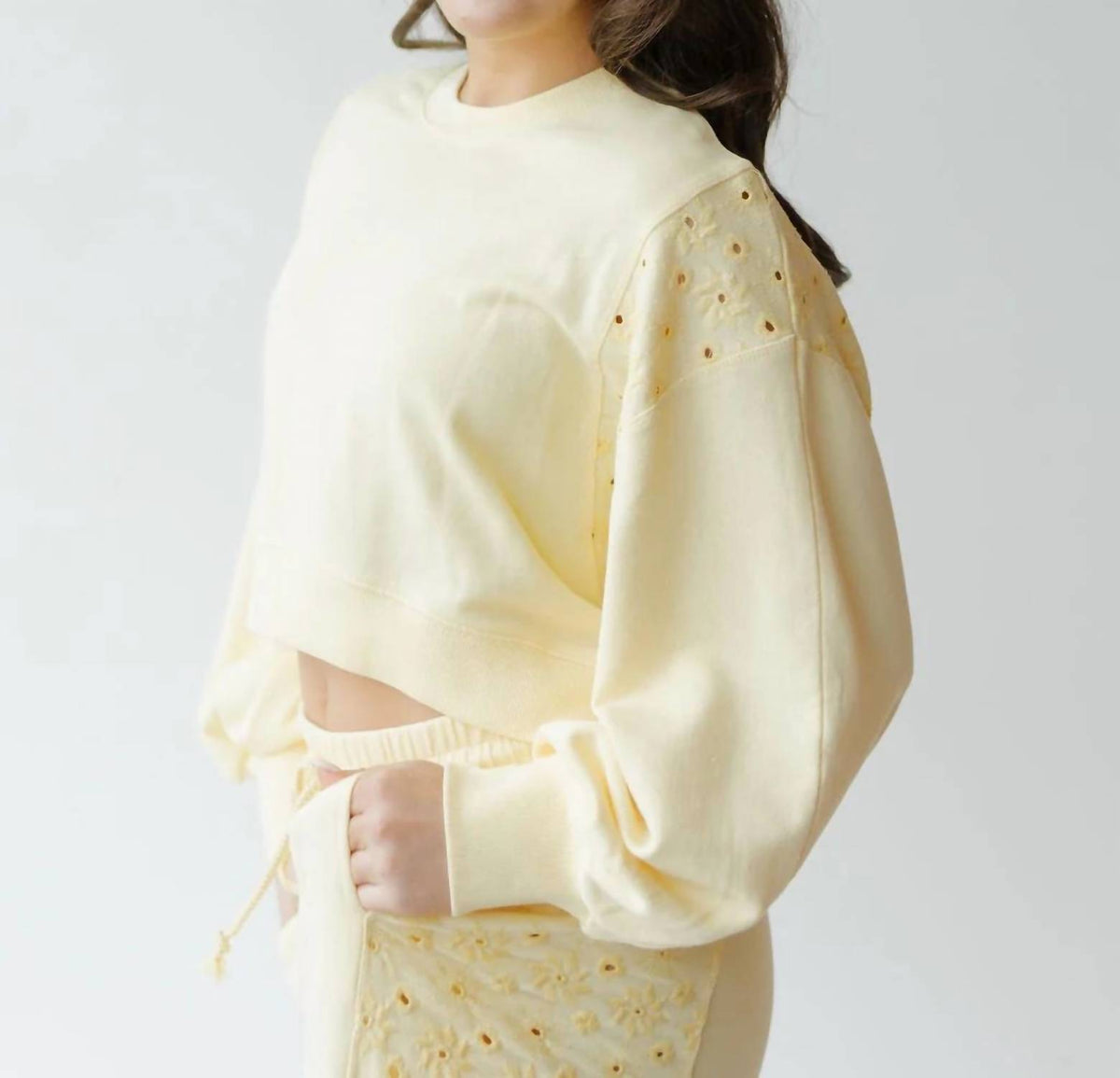 Ginger Cropped Sweatshirt