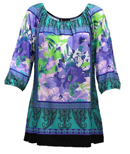 Floral Peasant Top