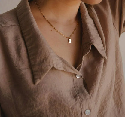 Dear Heart - Women's Believe In Miracles Mini Tag Necklace - Rack Hunt