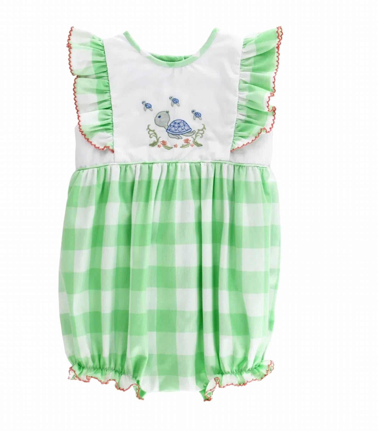 Girl's Turtle Cove Bubble Romper