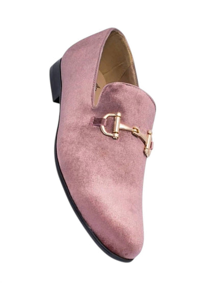 Men's Velvet Formal Slip On Loafers