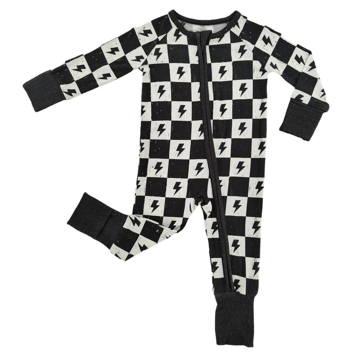 Kid's Electric Checkered Bamboo Sleeper