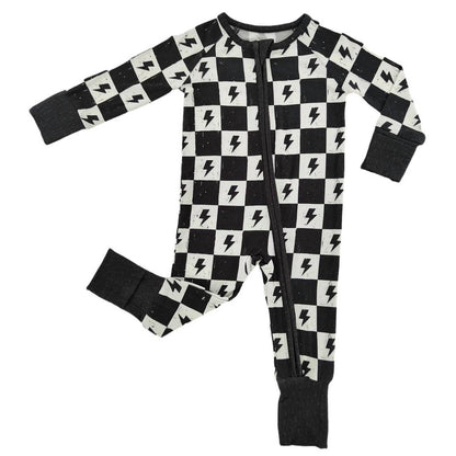 Kid's Electric Checkered Bamboo Sleeper