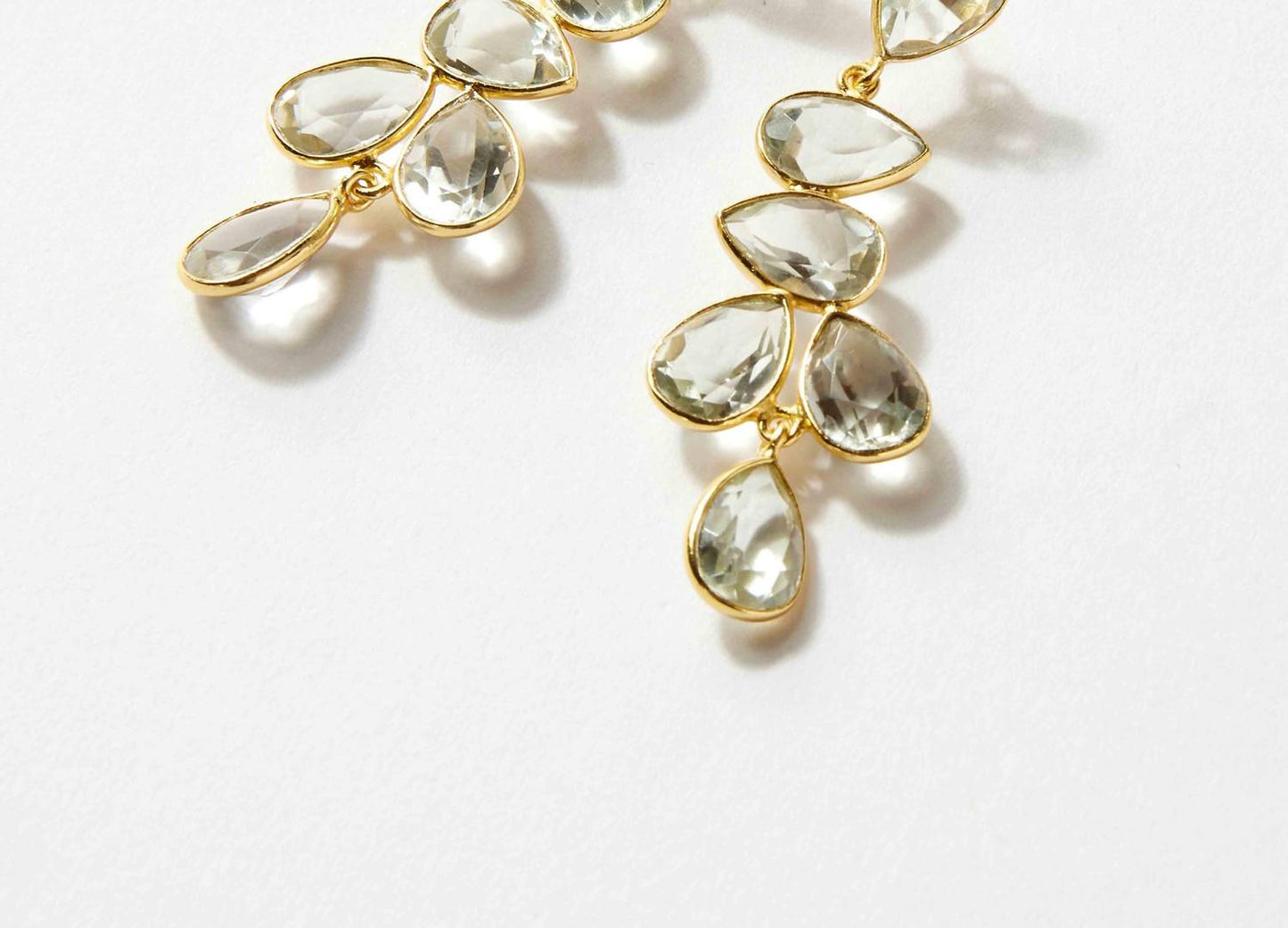 Women's Multi Drop Gemstone Earrings