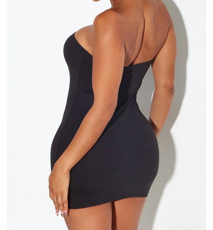 Make Time For Me Fitted Stretch Mini Tube Dress