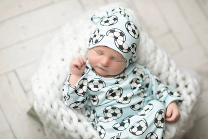 Baby Gown And Hat Set