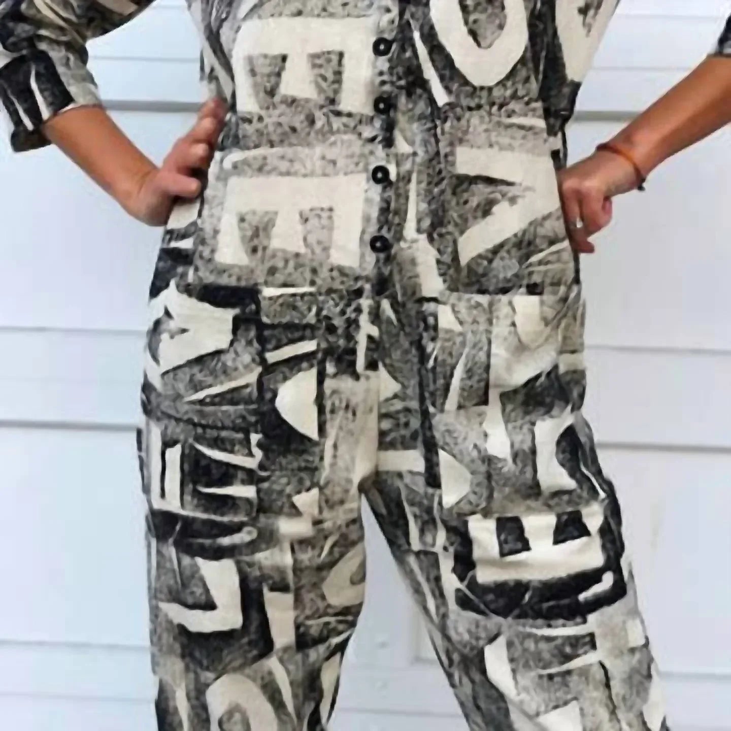 Happy French Gang - Love Letters Jumpsuit - Rack Hunt