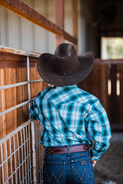 Boy's Woven Plaid Shirt