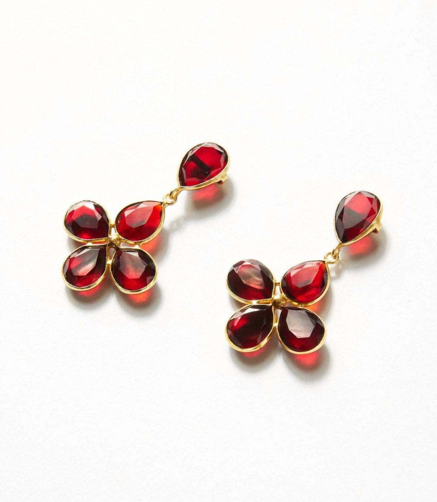 Women's Gemstone Cluster Earrings